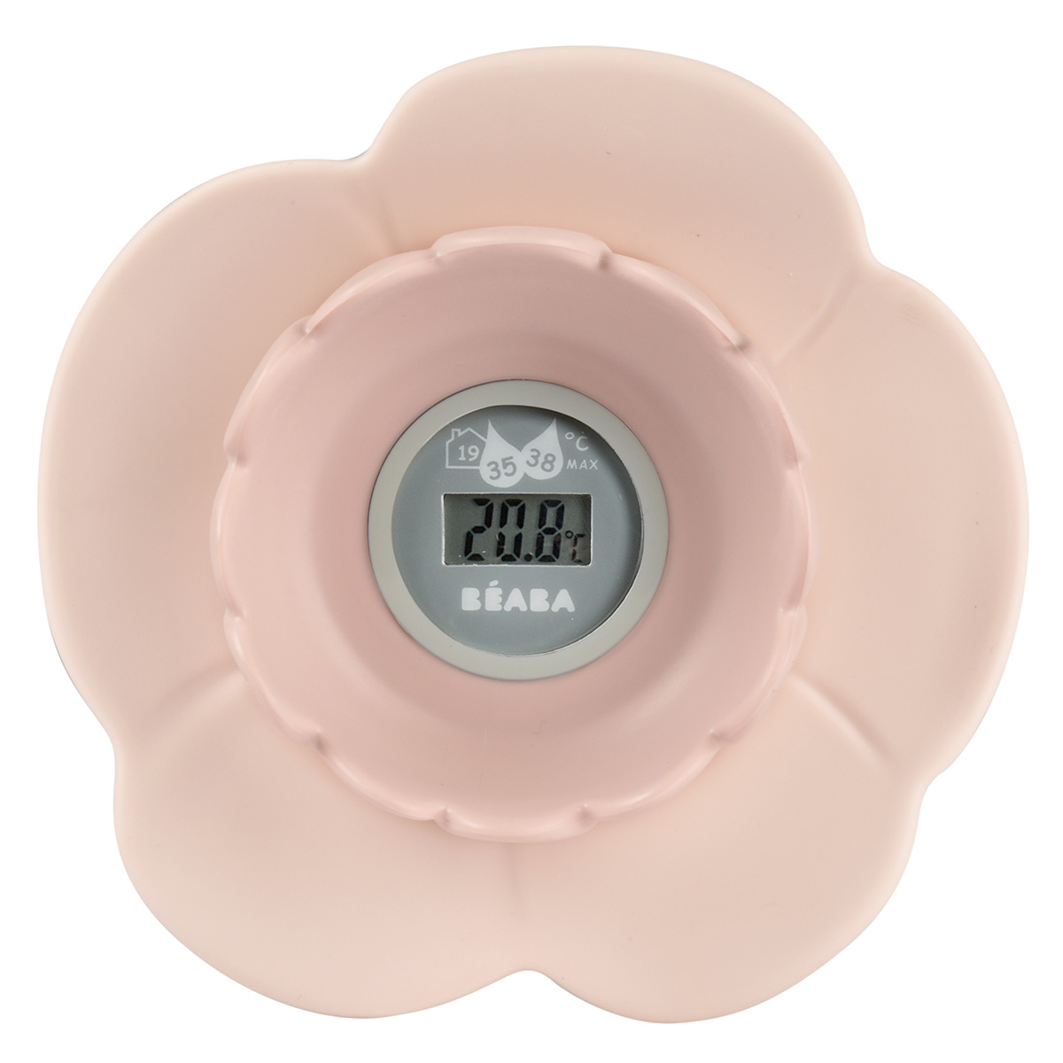 BÉABA Thermomètre de Bain Lotus - Old Pink - Thermomètre de bain BÉABA sur  L'Armoire de Bébé