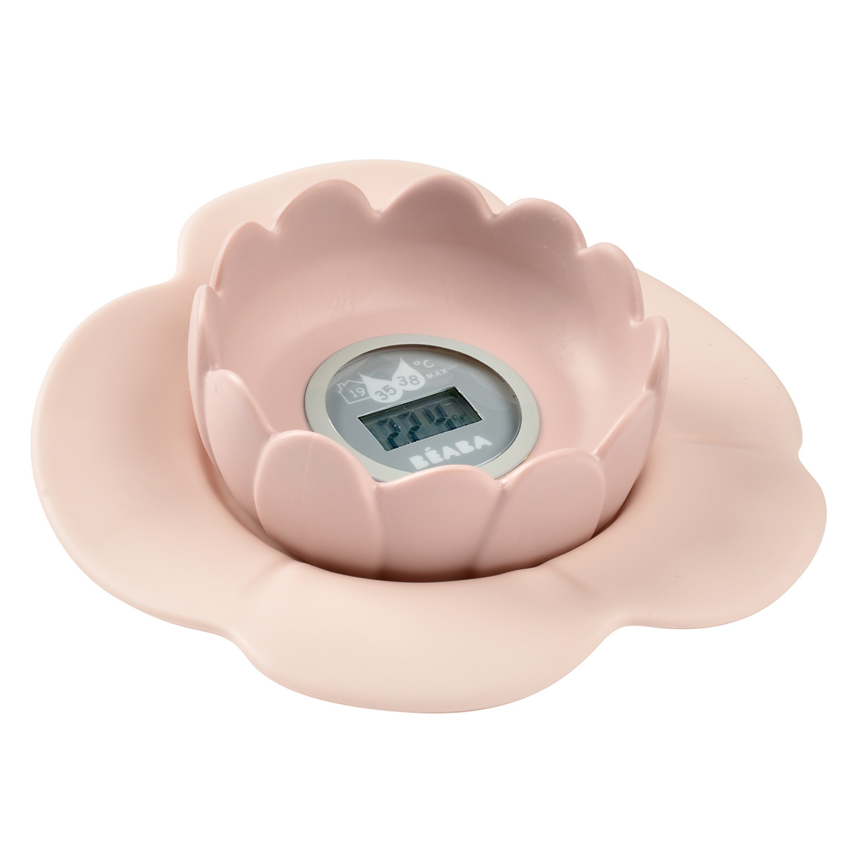 BÉABA Thermomètre de Bain Lotus - Old Pink - Thermomètre de bain BÉABA sur  L'Armoire de Bébé
