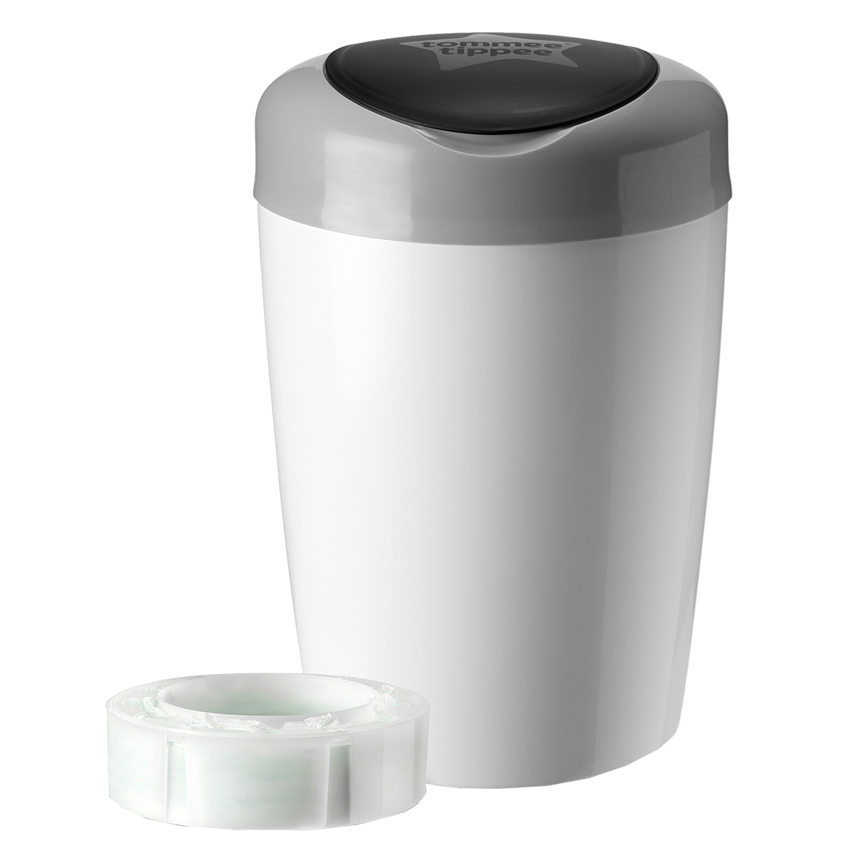 Tommee Tippee Twist & Click White poubelle à couches + recharge pour  poubelle