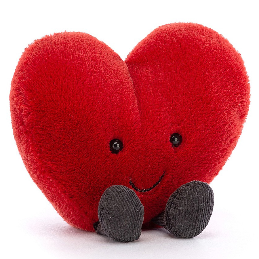 Jellycat Amuseable Red Heart - Small - Peluche Jellycat sur L'Armoire de  Bébé