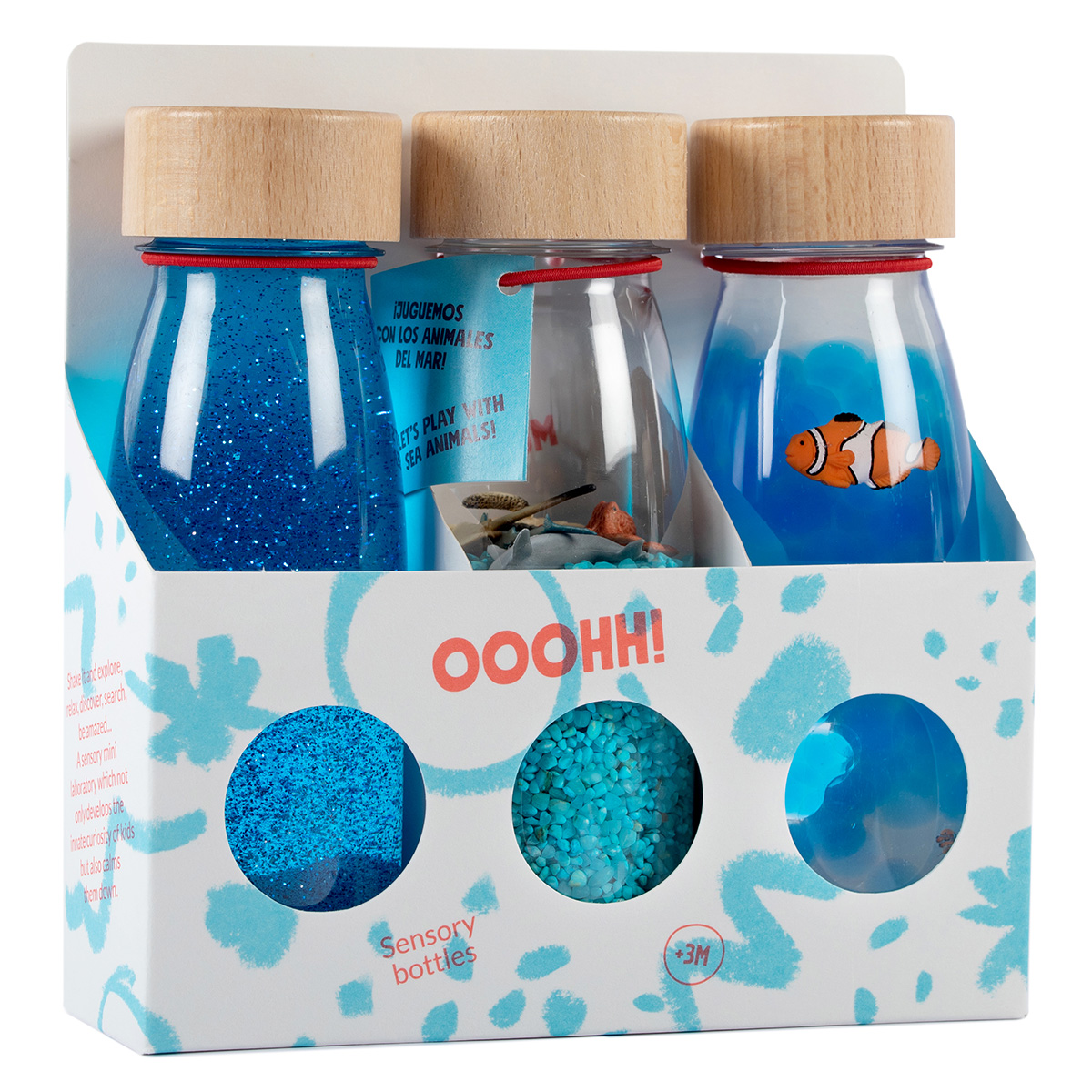 Lot 4 Planches Sensorielles Lumineuses Enfants - Animaux Phosphorescents, 44 Cordes, Pour Autisme, TDAH, Motricité Fine, 3 Ans Et +