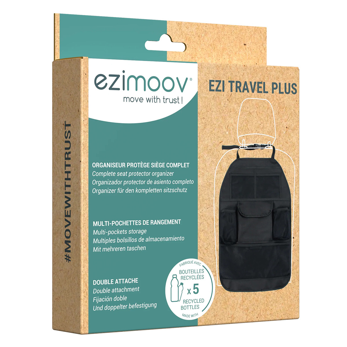 Ezimoov Organisateur de Siège de Voiture Ezi Travel Plus - Confort