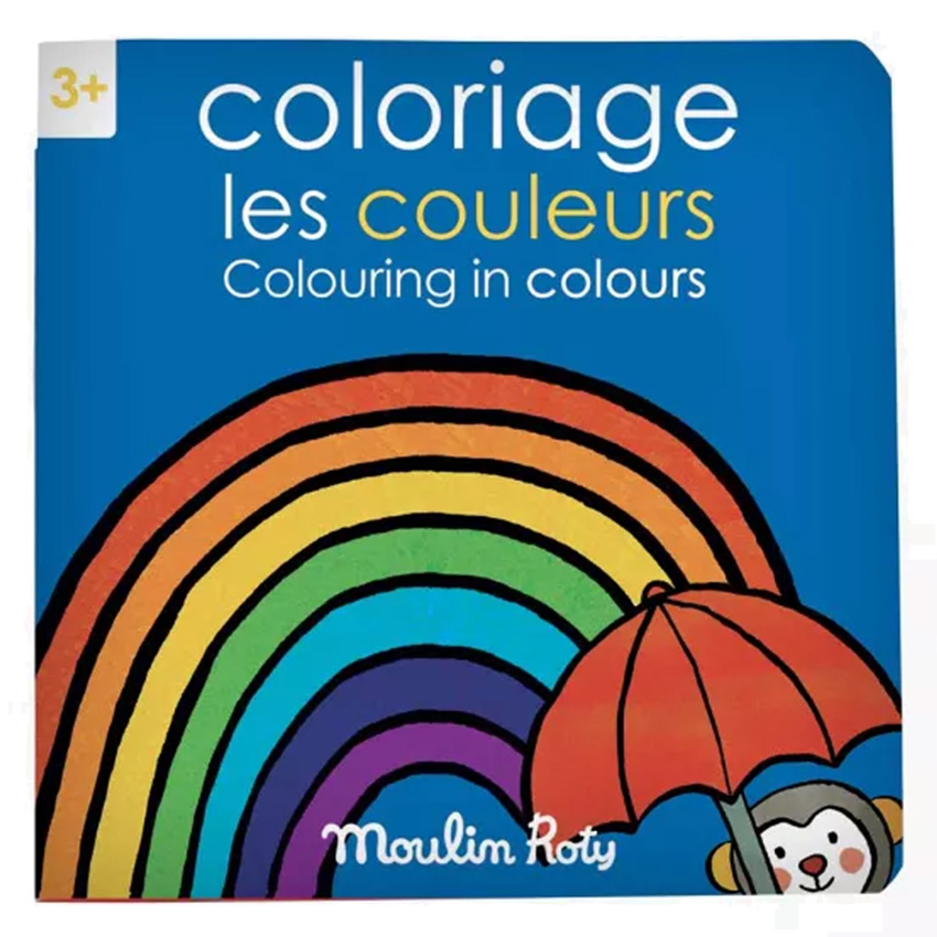 Moulin Roty Cahier de Coloriage Les Couleurs - Les Popipop - Loisirs  créatifs Moulin Roty sur L'Armoire de Bébé