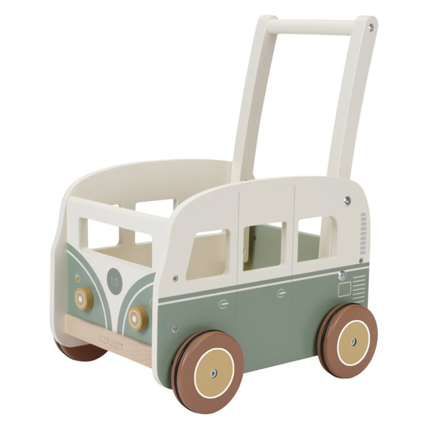 Chariot de marche cubes bois Trotteur Arc en Ciel Le Toy Van