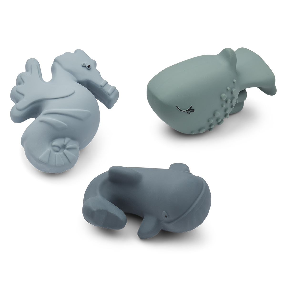 Liewood Lot de 3 Jouets de Bain Nori - Sea Creature Whale Blue Mix - Mes  premiers jouets Liewood sur L'Armoire de Bébé