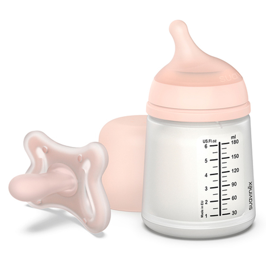 Set de démarrage nouveau-né avec biberons anti-colique et sucettes