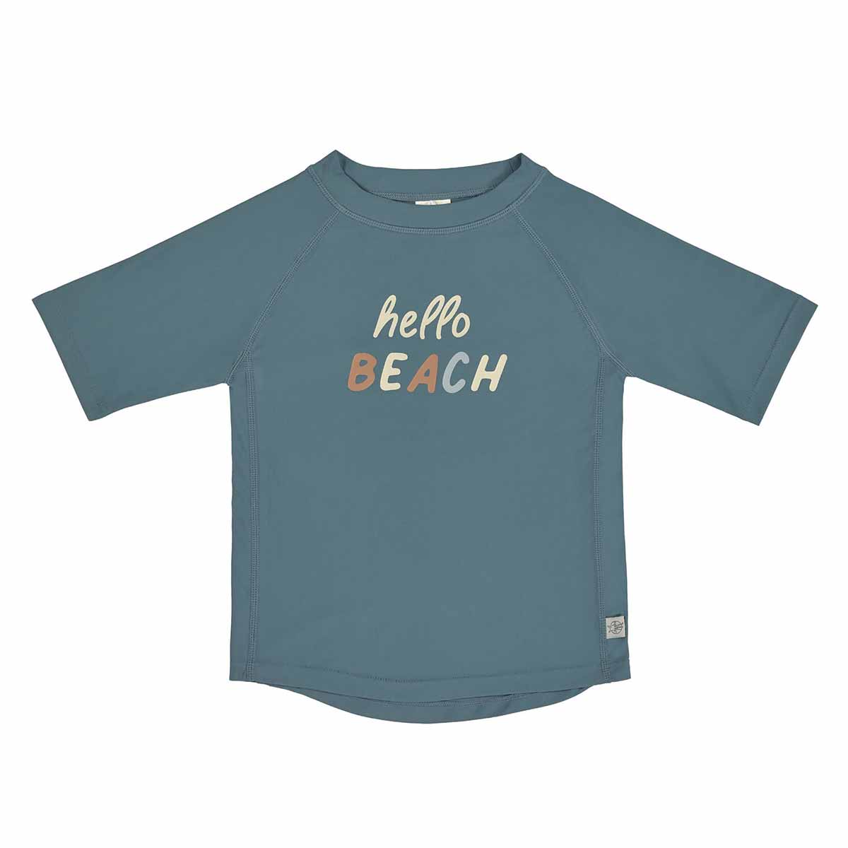 LÄSSIG T-shirt Anti-UV Manches Courtes Splash & Fun Hello Beach Bleu -  18/24 Mois - Accessoires bébé LÄSSIG sur L'Armoire de Bébé