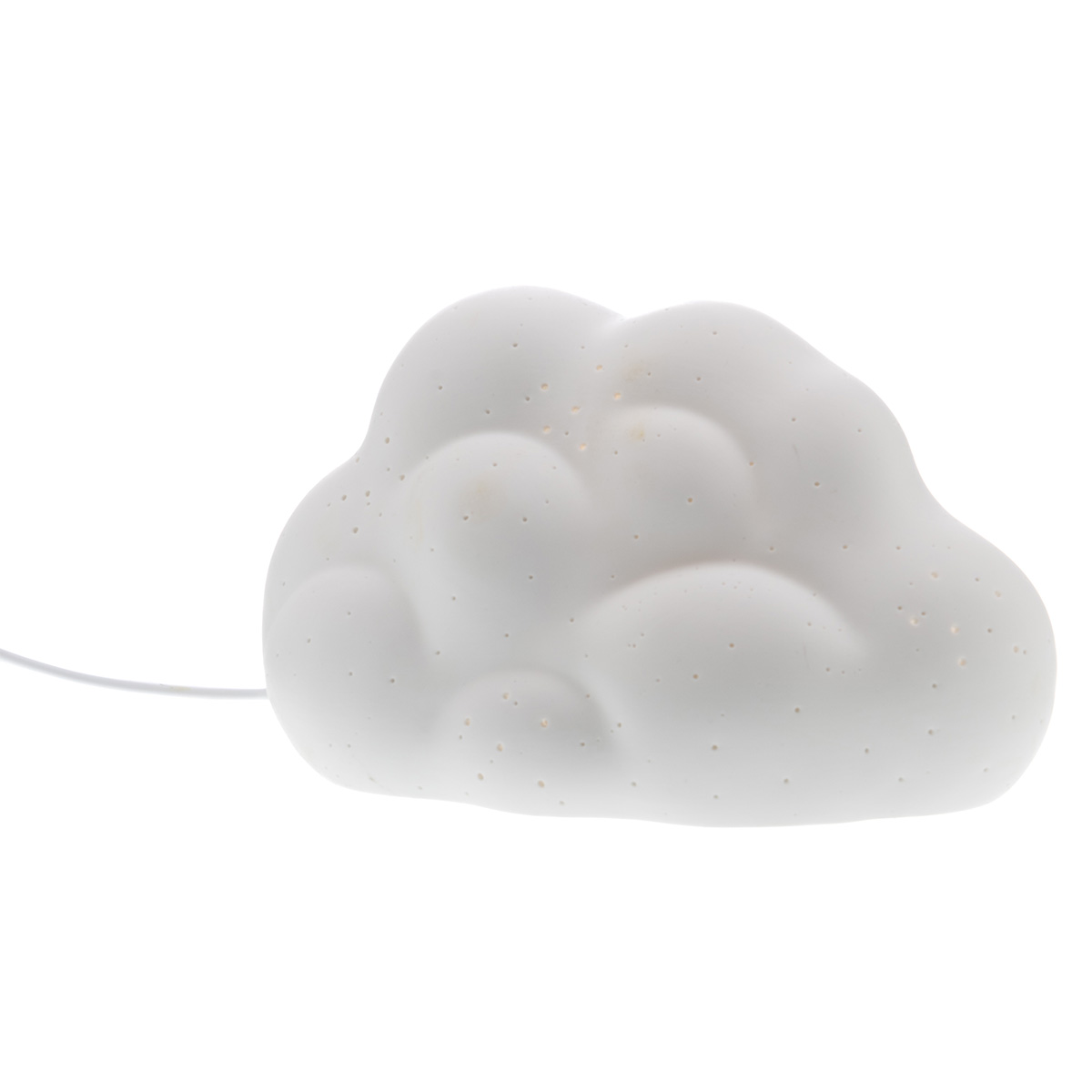 Lamps & Company lampe de chevet enfant grise motif nuages