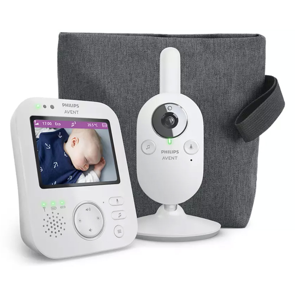 Philips Avent Ecoute-bébé Vidéo 3,5 pouces SCD892/26 - Écoute bébé Philips  Avent sur L'Armoire de Bébé