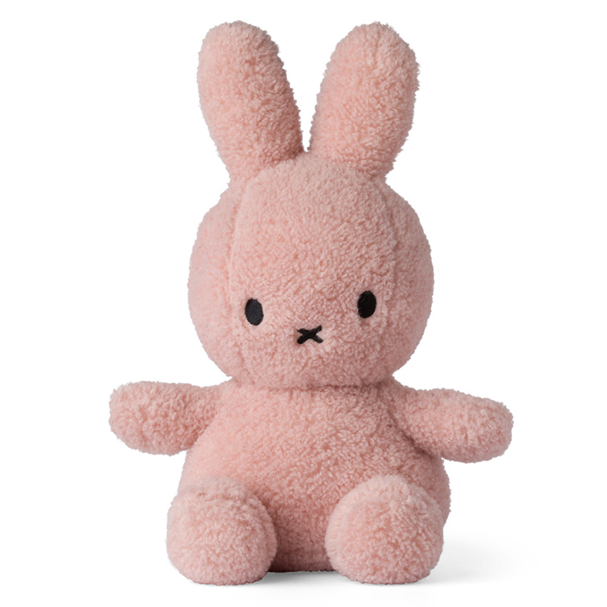 Miffy peluche fluffy rose, peluche 35cm lapin pour cadeau bébé