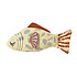 Ferm Living Coussin Fruiticana Poisson - Léopard Jaune
