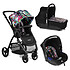 Be Cool Poussette Trio Slide Nacelle Cocoon et Siège Auto Zero - Soho