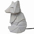 Acheter Lampe à poser Lampe Renard Gris - 15 x 25 cm