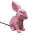 Lampe Lapin Rose - 18.5 x 23 cm pas cher