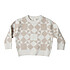 Rylee + Cru Pullover Jacquard Ivoire - 6/12 Mois