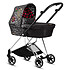 Poussette combinée Cybex Poussette Trio Mios Chrome Nacelle Luxe et Siège Auto Cloud Q Fashion Collection - Rebellious Multicolor