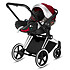 Cybex Poussette Trio Priam Chrome Nacelle Luxe et Siège Auto Cloud Q Fashion Collection - Rebellious Multicolor 