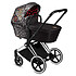 Poussette combinée Cybex Poussette Trio Priam Chrome Nacelle Luxe et Siège Auto Cloud Q Fashion Collection - Rebellious Multicolor