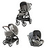Inglesina Poussette Quattro Aptica Châssis Graphite - Grey Melange