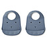 Liewood Lot de 2 Bavoirs Tilda - Rabbit Blue