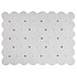 Lorena Canals Tapis Lavable Biscuit Blanc - 120 x 160 cm