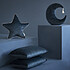 Nobodinoz Coussin Pierrot Moon Velvet - Night Blue 