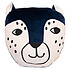Nobodinoz Coussin Leopard - Night Blue