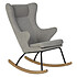 Quax Rocking Adult Chair De Luxe - Sand Grey