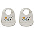 Liewood Lot de 2 Bavoirs Tilda - Dino Mix