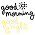 Chispum Stickers Morning Night - Fluorescent