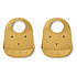 Liewood Lot de 2 Bavoirs Tilda - Rabbit Yellow Mellow