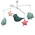 Pouce et Lina Mobile Oiseau Blossom - Vert et Rose