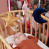 Mobile Pouce et Lina Mobile Lune et Etoiles Velvet - Rose