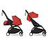 BABYZEN Poussette YOYO² Complète Châssis Noir 0+ et 6+ - Rouge