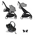 BABYZEN Poussette Duo YOYO² Complète Châssis Noir 0+ et 6+ et Siège Auto iZi Go Modular i-Size Groupe 0+ Gris - Gris