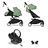 BABYZEN Poussette Duo YOYO² Complète Châssis Blanc 0+ et 6+ et Siège Auto iZi Go Modular i-Size Groupe 0+ Gris - Peppermint