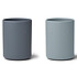Liewood Lot de 2 Verres Ethan Blue Mix - 220 ml