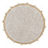 Lorena Canals Tapis Lavable Bubbly Naturel et Miel - Ø 120 cm