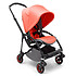 Bugaboo Poussette Citadine Bee5 Complète Châssis Noir - Edition Corail