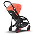 Avis Bugaboo Poussette Citadine Bee5 Complète Châssis Noir - Edition Corail