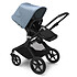 Bugaboo Poussette Citadine Fox2 Complète Châssis Noir - Bleu Vapeur Poussette Citadine Fox2 Complète Châssis Noir - Bleu Vapeur