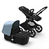 Avis Bugaboo Poussette Citadine Fox2 Complète Châssis Noir - Bleu Vapeur