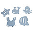 Dreambaby Lot de 10 Stickers Antidérapants Thermosensibles - Bleu