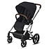 Cybex Poussette Citadine Balios S Lux Cadre Argent - Deep Black