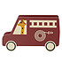 Avis Bloomingville Tirelire Camion de Pompier - Rouge