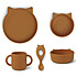 Liewood Set Repas 4 Pièces Vivi - Cat Mustard