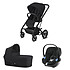 Cybex Poussette Trio Balios S Lux Cadre Noir Nacelle S et Siège Auto Aton B - Deep Black