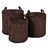 Kids Depot Lot de 3 Paniers Ebby - Marron