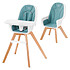 Kinderkraft Chaise Haute TIXI - Turquoise Chaise Haute TIXI - Turquoise