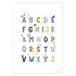 Little Dutch Poster Réversible Alphabet et Chiffres Little Goose - Blue
